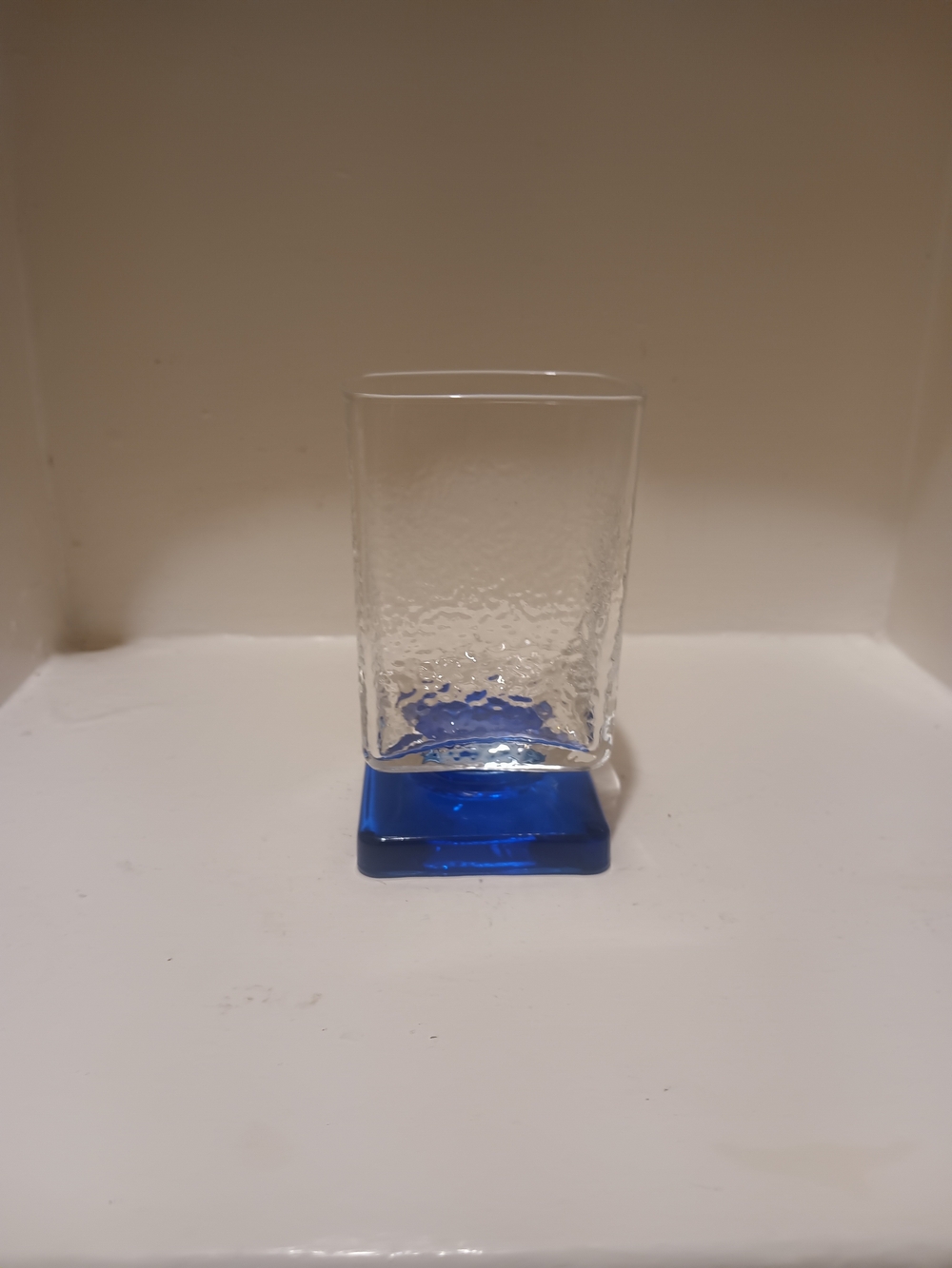Vintage Bormioli Rocco Ibisco Square Pedestal Liqueur/Cocktail Glass